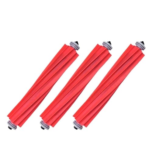 Abnehmbare Gummi-Hauptrollenbürste, Zubehör, Kompatibel Mit Roborock, S7 Maxv Ultra Q7 Qrevo Maxv Qrevo Pro P10 Roboter-Staubsaugerteilen(3pcs) von ZFIEQIAWE