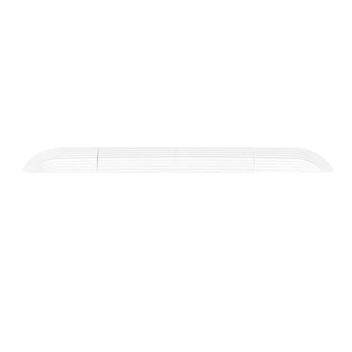 Anti-Rutsch-Schwellenwert-Türstufenrampen-Kit For Intelligenten Roboterstaubsauger, Leichte TPE-Rampe For Rollstühle(White-1set) von ZFIEQIAWE