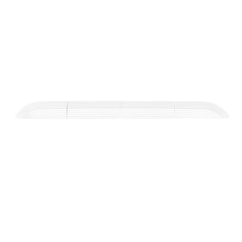 Anti-Rutsch-Türschwellenrampen-Set For Intelligenten Roboterstaubsauger, Leichte TPE-Rampe For Rollstühle(White-1set) von ZFIEQIAWE