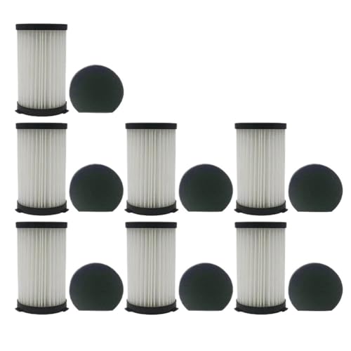 Filter, Kompatibel Mit MooSoo, Kompatibel Mit Cecotec Conga, Thunderbrush, Kompatibel Mit Ariete Handy, Kompatibel Mit Handy Force, RBT-Staubsaugerteile(7pcs) von ZFIEQIAWE