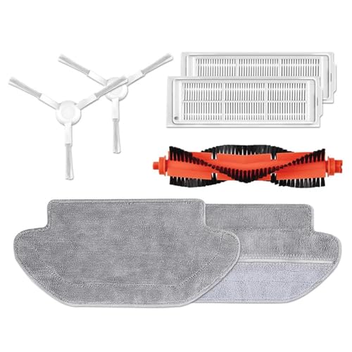 Filter Hauptbürstenrolle Wischtuch Seitenbürste ， Kompatibel Mit Xiaomi ， Kompatibel Mit Mi ， Roboterstaubsauger Pro STYJ02YM Staubsaugerteile von ZFIEQIAWE