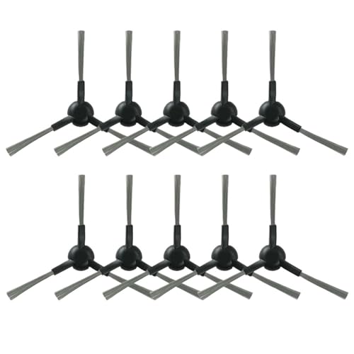 For Roboter Vakuum X20 Max / X20 PRO Teile Zubehör Wichtigsten Pinsel Seite Pinsel Filter Mopp Tuch Ersatz(10PC Side Brush) von ZFIEQIAWE