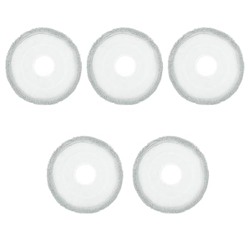 For Roboter Vakuum X20 Max / X20 PRO Teile Zubehör Wichtigsten Pinsel Seite Pinsel Filter Mopp Tuch Ersatz(5PC Wipes) von ZFIEQIAWE