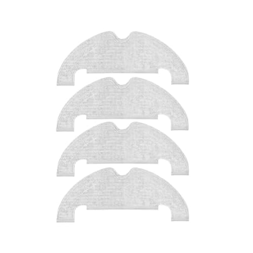 Hauptseitenbürstenfilter, Mopp, Graue Tasche, Kompatibel Mit Xiaomi, Kehrroboter X10, Zubehör, Ersatzzubehör(Grey 4pcs) von ZFIEQIAWE