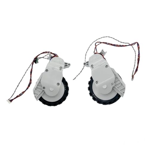 Räder, Kompatibel For Xiaomi, Selbstreinigender Vacuum Mop Pro STYTJ06ZHM Links Rechts Laufräder Roboter Staubsauger Teile Optional(1set) von ZFIEQIAWE