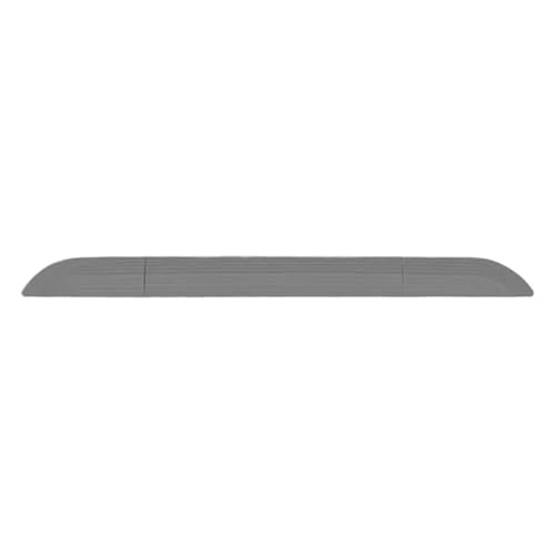 Rampenplatte, Kompatibel Mit Xiaomi, Kompatibel Mit Roborock, Kompatibel Mit Roomba-Staubsauger. Universelle Gummi-Türschwelle, Rollstuhlschwelle, Antikollisionsstreifen(Gray 1pcs) von ZFIEQIAWE