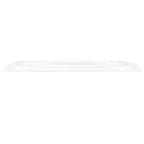 Rampenplatte, Kompatibel Mit Xiaomi, Kompatibel Mit Roborock, Kompatibel Mit Roomba-Staubsauger. Universelle Gummi-Türschwelle, Rollstuhlschwelle, Antikollisionsstreifen(White 1pcs) von ZFIEQIAWE