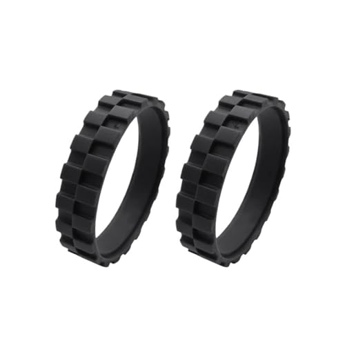 Reifen, Kompatibel Mit Fort Roomba, Räder 500 600700 800 900E5 I7+S9 980 698 Serie, Rutschfeste Gummiräder, Ersatzteilzubehör(2pcs) von ZFIEQIAWE
