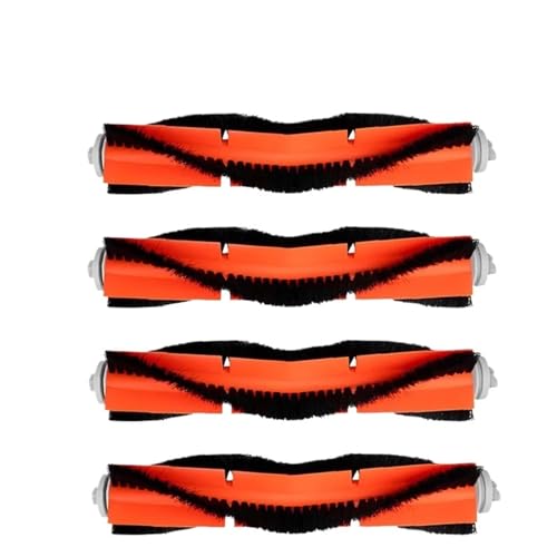 Rollenhauptbürste, Kompatibel Mit Xiaomi, Kompatibel Mit Mijia, 1C 2C STYTJ01ZHM, Kompatibel Mit Dreame, F9 Roboterstaubsaugerteil(4pcs) von ZFIEQIAWE