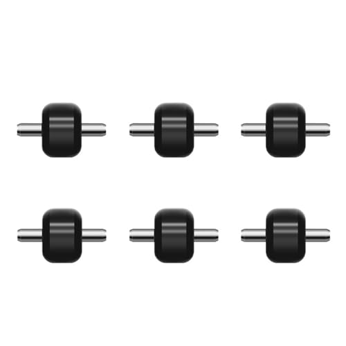Soft Roller-Teile, Kompatibel Mit Dyson, V6 V7 V8 V10 V11 V15 Staubsauger, Soft Roller-Kopf, Ersatz For Kleine Räder, Zubehörteil(6pcs) von ZFIEQIAWE