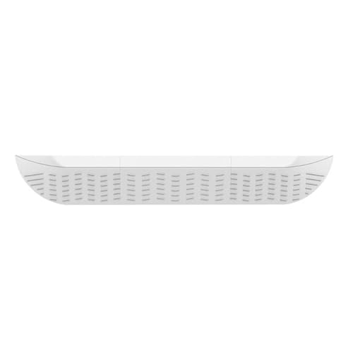 Staubsauger Kehrroboter Türschwelle Tür Rollstuhlrampe For Badezimmer(White 1set) von ZFIEQIAWE
