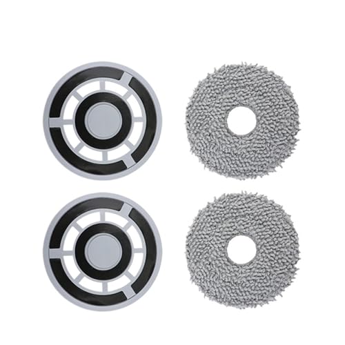 Wischlappen, Kompatibel Mit Xiaomi, Kompatibel Mit Roborock,P10 A7400RR Q Revo Lappenhalter Ersatzteile Smart Roboter-staubsauger(4pcs) von ZFIEQIAWE