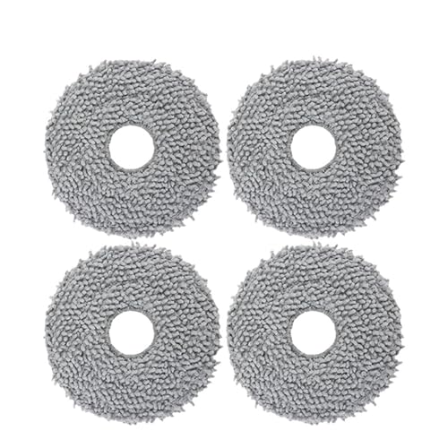 Wischlappen, Kompatibel Mit Xiaomi, Kompatibel Mit Roborock,P10 A7400RR Q Revo Lappenhalter Ersatzteile Smart Roboter-staubsauger(Mop 4pcs) von ZFIEQIAWE