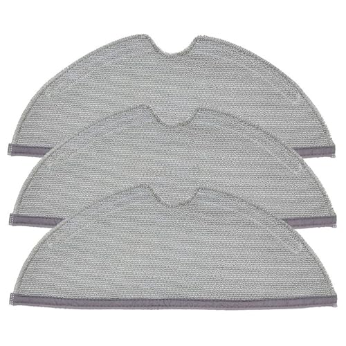 Wischtuch, Kompatibel Mit Xiaomi, Kompatibel Mit MIJIA, 1C 2C 1T, Kompatibel Mit Dreame, F9 D9, Wischlappen-Zubehör, Ersatzteile For Roboter-Staubsauger(3PCS Mop Cloth) von ZFIEQIAWE