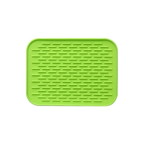 1 x Silikonmatte for heiße Pfannen, Multifunktionsmatte – hitzebeständige Silikonmatte, flexible Hot Pads for die Küchentheke(Green) von ZFIHAV