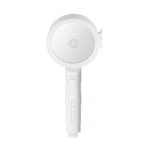 Badezimmer weiß Handheld Supercharged Dusche Wasserfilter Düse Haushalt One-Click-Stop-Wasser-Duschkopf von ZFIHAV