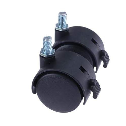 Bürostuhlrollen 5 Pcs 1 Zoll Universal Rad Swivel Caster Roller Rad Möbel Büro Stuhl Caster Mit Bremse for Gepäck Stuhl Zubehör(Color 4) von ZFIHAV