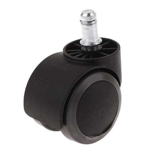 Bürostuhlrollen 5 Pcs 2 Zoll Universal Swivel Caster Räder Ersatz Gaming Stuhl Büro Stuhl Rollen Möbel Hardware(Gray) von ZFIHAV