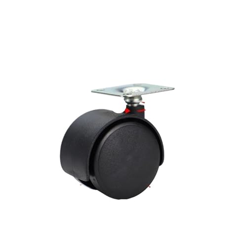 Bürostuhlrollen 5 Pcs Flache Rollen Rechtwinklig Draht Zähne Pflanzer Mit Möbel Kunststoff Rollen Büro Aktivitäten Schrank Räder(Color 2,1.5 inches) von ZFIHAV