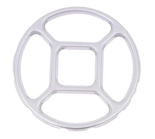 Gasring-Reduzierer 2 stücke Küche Zubehör Wok Pan Unterstützung Rack Kleine Herd Topf Brenner Wok Hilfs Unterstützung Gas Runde Boden Stehen(White) von ZFIHAV
