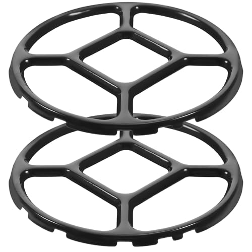 Gasring-Reduzierer 2Pcs Metall Klammern Gusseisen Wok Unterstützung Ring Wok Rack Gasherd Rack Zubehör Küche Kochfeld Bereich Pfanne von ZFIHAV