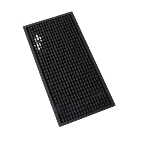Geschirrtrocknungsmatten for die Küche, wasserfeste, hitzebeständige Abtropfmatte for die Küche zu Hause(Black) von ZFIHAV