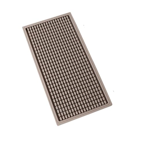 Geschirrtrocknungsmatten for die Küche, wasserfeste, hitzebeständige Abtropfmatte for die Küche zu Hause(Light brown) von ZFIHAV