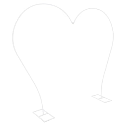 Hochzeitsbogen Großer Ballonbogenständer aus Metall in Herzform, Hintergrundständer for Hochzeit, Zeremonie, Geburtstag, Party, Jahrestag, Dekoration Hochzeitsbogen Großer Ballonbogenständer aus Metall in Herzform, Hintergrundständer for Hochzeit, Zeremonie, Geburtstag, Party, Jahrestag, Dekoration von ZFIHAV