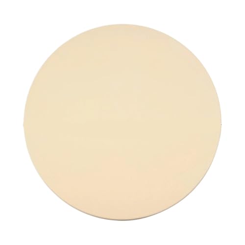 Pizzastein 1 Stück Pizzastein, rund/quadratisch, robuste Cordierit-Pizzapfanne for Ofen und Grill, hitzebeständiger Backstein for Brot(Round 14in) von ZFIHAV