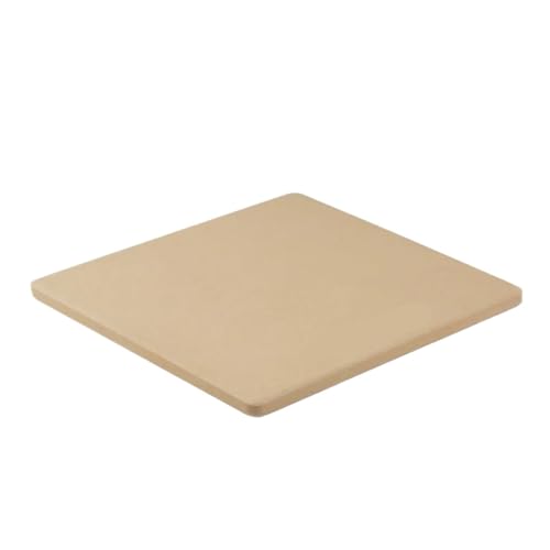 Pizzastein 19x19cm/30x30cm/30,5 * 30,5cm/38 * 38cm Quadratische form Cordierit Backofen Platte Backen Brot Pizza Stein Machen Crisp Werkzeug(30.5x30.5x1cm) von ZFIHAV