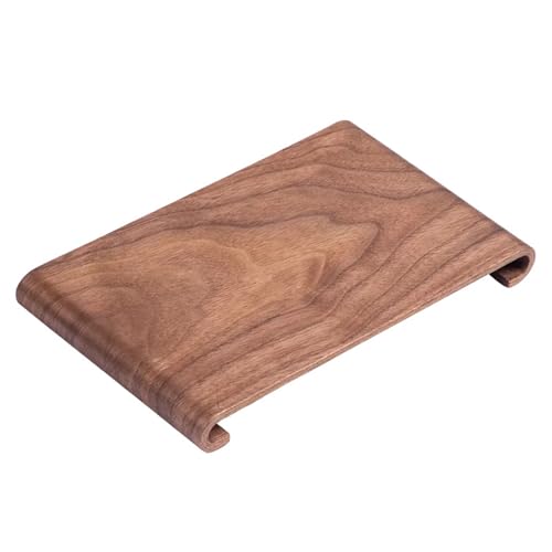 Serviertablett Walnuss-Trockenschaum-Tisch, Teetablett, Zuhause, Kleiner Trockenschaum-Tisch, Massivholz, einfache Servierplatte aus Holz von ZFIHAV