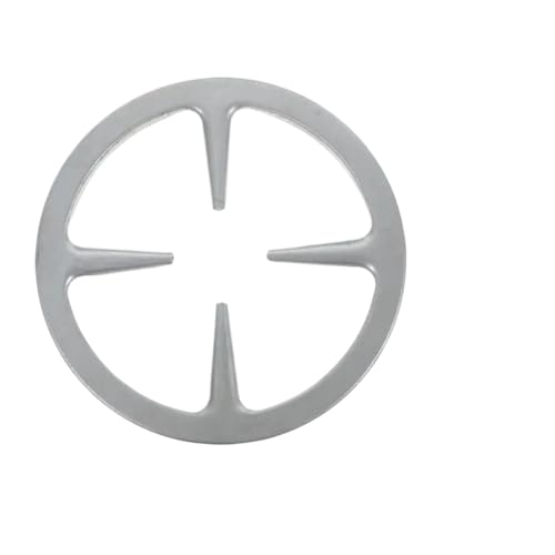 ZFIHAV Gasring-Reduzierer 2 stücke Gasherd Halter rutschfeste Ständer Eisen Wok Pan Topf Unterstützung Rack Stehen Küche Gadget Ring Verdicken Racks(Silver) von ZFIHAV