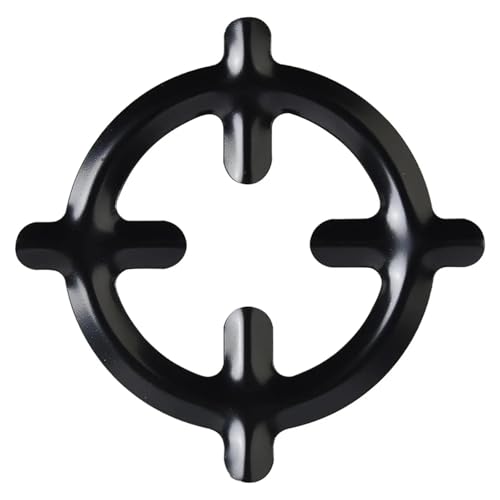 ZFIHAV Gasring-Reduzierer 2PCS Eisen Moka Topf Regal Küche Kochgeschirr Teile Stabile Erweiterte Stand Brenner Halter Universal Gasherd Ring Camping von ZFIHAV