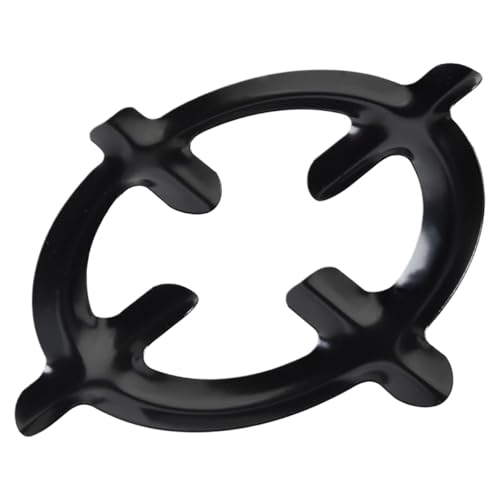 ZFIHAV Gasring-Reduzierer 2PCS Herd Gas Ring Topf Minderer Untersetzer Roste Kaffee Ringe Stehen Untersetzer Brenner Palette Rost Rack Wok Gusseisen kochfeld von ZFIHAV
