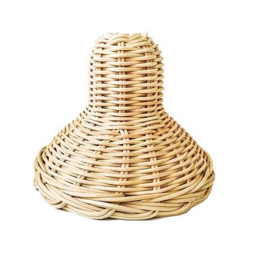 ZFIHAV Lampenschirm Moderne handgemachte Rattan gewebt Lampenschirm Korb Hängelampe Kronleuchter Licht Abdeckung Wohnzimmer Home Restaurant Dekoration ZFIHAV Lampenschirm Moderne handgemachte Rattan gewebt Lampenschirm Korb Hängelampe Kronleuchter Licht Abdeckung Wohnzimmer Home Restaurant Dekoration von ZFIHAV