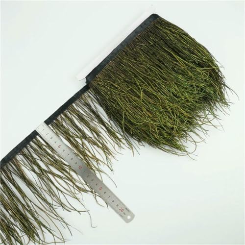 1 Meter natürliche Pfauenhahn-Fasanenfederbesatz, Dekorationsfedern zum Basteln auf Klebeband, Dekorationsband, Fransendekor, 10 1 Meter natürliche Pfauenhahn-Fasanenfederbesatz, Dekorationsfedern zum Basteln auf Klebeband, Dekorationsband, Fransendekor, 10 von ZFISH