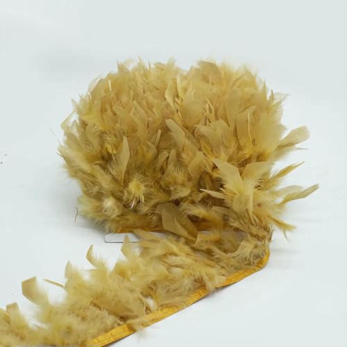 5–10 Meter Leder, rosa Truthahnfederbesatz, Fransenband, Federband für Hochzeitskleid/Rock/DIY-Basteldekoration, Karmel, 10 Meter 5–10 Meter Leder, rosa Truthahnfederbesatz, Fransenband, Federband für Hochzeitskleid/Rock/DIY-Basteldekoration, Karmel, 10 Meter von ZFISH