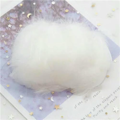 Natürliche Gänsefedern, 4–8 cm, klein, schwimmend, bunt, Schwanenfeder, Federbusch für Bastelarbeiten, Hochzeit, Schmuck, Heimdekoration, Federbusch, 100 Stück, Weiß, M Natürliche Gänsefedern, 4–8 cm, klein, schwimmend, bunt, Schwanenfeder, Federbusch für Bastelarbeiten, Hochzeit, Schmuck, Heimdekoration, Federbusch, 100 Stück, Weiß, M von ZFISH