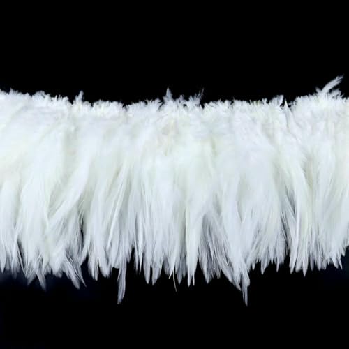 Natürliche weiße Hahnenfedern, Fasanenfedern, 800–1000 Stück/Los, Hochzeitsfeier, Kleidung, Dekorationszubehör, Weiß, 15,2–20,3 cm Natürliche weiße Hahnenfedern, Fasanenfedern, 800–1000 Stück/Los, Hochzeitsfeier, Kleidung, Dekorationszubehör, Weiß, 15,2–20,3 cm von ZFISH