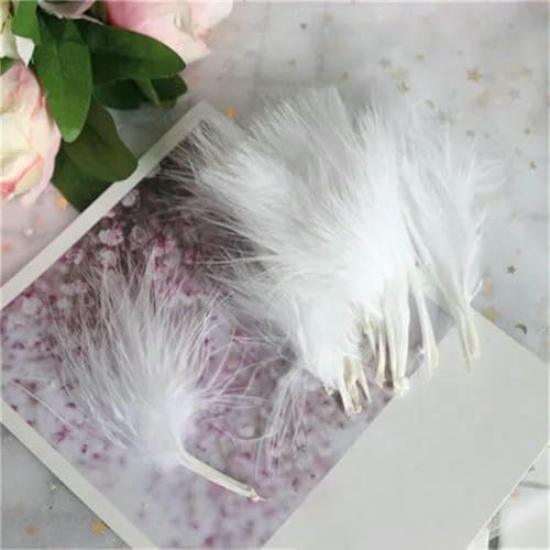 Truthahnfedern, 50 Stück, 5,1–10,2 cm, 7–10 cm, Hühnerfedern, Truthahnfedern für Karneval, Halloween, Weihnachten, DIY, Basteln, Dekor, Weiß, 100 Stück Truthahnfedern, 50 Stück, 5,1–10,2 cm, 7–10 cm, Hühnerfedern, Truthahnfedern für Karneval, Halloween, Weihnachten, DIY, Basteln, Dekor, Weiß, 100 Stück von ZFISH