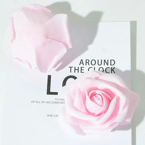 ZFISH 10/50 Stück 7 cm künstliche Schaumrosen Blumenköpfe für Zuhause, Hochzeitsdekoration, Scrapbooking, PE-Blumen, DIY, Kissing Balls, Basteln, Multi-Hellrosa-50 Stück ZFISH 10/50 Stück 7 cm künstliche Schaumrosen Blumenköpfe für Zuhause, Hochzeitsdekoration, Scrapbooking, PE-Blumen, DIY, Kissing Balls, Basteln, Multi-Hellrosa-50 Stück von ZFISH