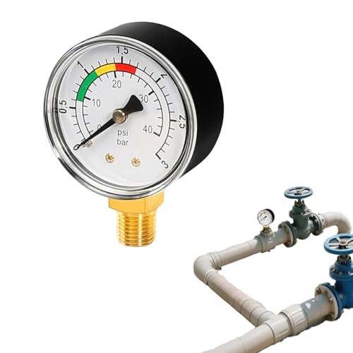 1 Stück Manometer,Hochpräzise Manometer,Mano meter Sandfilteranlage,Mano meter 1/4 Zoll Pool Druckmano meter Sandfilteranlage 0-3BAR/PSI Präziser Wasserdruckmesser für Pool und Fischteiche. 1 Stück Manometer,Hochpräzise Manometer,Mano meter Sandfilteranlage,Mano meter 1/4 Zoll Pool Druckmano meter Sandfilteranlage 0-3BAR/PSI Präziser Wasserdruckmesser für Pool und Fischteiche. von ZFRITP