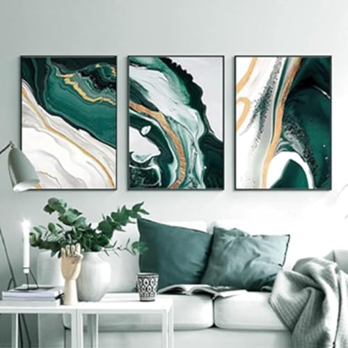 ZFTCN 3er Set Poster Abstrakte Boho Poster Strichzeichnung Frau,Abstrakte Botanische Blatt Gedruckt Poster Wandkunst, Ohne Rahmen (Poster-08,3Pcs-50x70cm) von ZFTCN