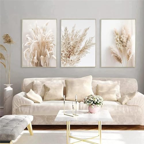 ZFTCN 3er Set Poster Abstrakte Boho Poster Strichzeichnung Frau,Abstrakte Botanische Blatt Gedruckt Poster Wandkunst, Ohne Rahmen (Poster-10,3Pcs-40x60cm) von ZFTCN