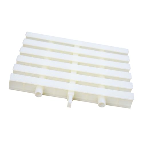 ZFUCMAYL Überlaufgitter for Schwimmbadabläufe,Flexible Abflussgittermatte,kann Mit Badezimmer-Abflussgittern Verbunden Werden,geeignet for Den Innen-und Außenbereich(30x 100CM,8 Piece) von ZFUCMAYL