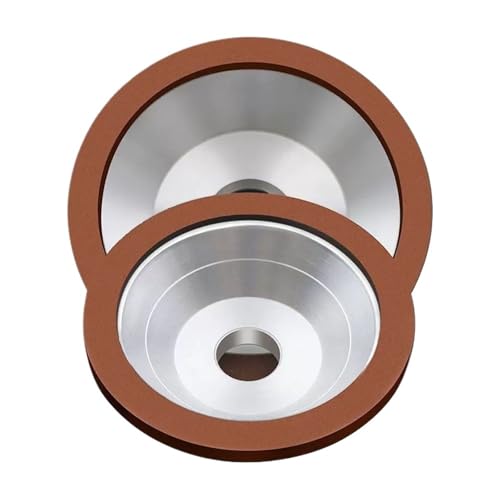 1 Stück schalenförmige Diamant-Schleifscheibe mit Kunstharzbindung for Messerschärfer – Größen 100 mm/125 mm/150 mm(400Grit D100x5x3mm) von ZFUWWA