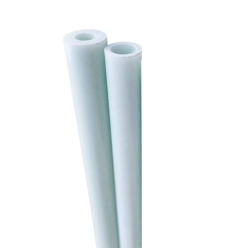 500 mm Fiberglasrohre – 2 Stück hohle Fiberglasstäbe, Außendurchmesser 3–25 mm, leicht und ideal for verschiedene Anwendungen(White,10x6x500mm) von ZFUWWA