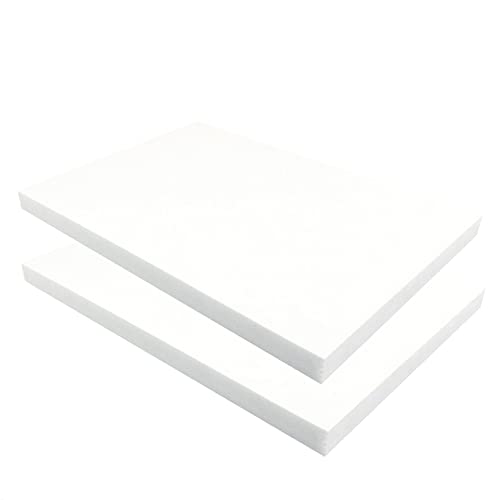 Hochdichte Polystyrolschaumblöcke for Basteln und Modellieren – 50 cm x 60 cm, perfekt for Kunstprojekte(White,Thickness 2cm 2pc) von ZFUWWA