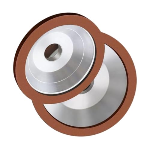 Schalenförmiges Diamant-Schleifrad mit Kunstharzbindung for Messerschärfer – 1 Stück, ideal for Präzisionsschleifen von Wolframkarbid(600Grit D100x10x5mm) von ZFUWWA