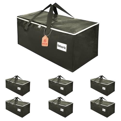 ZFWDSY Umzugstaschen, Organisationstaschen, Griffe zur Aufbewahrung für platzsparende Aufbewahrung von Kleidung, 93-Liter-Wäschesack, Verpackung, Hausutensilien, nachhaltig, wasserabweisend von ZFWDSY